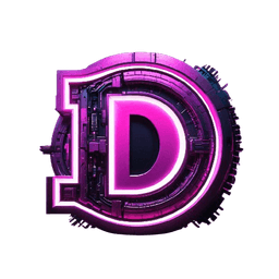 logo of the website letter D